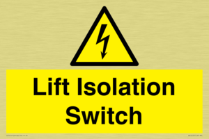 Lift Isolation Switch